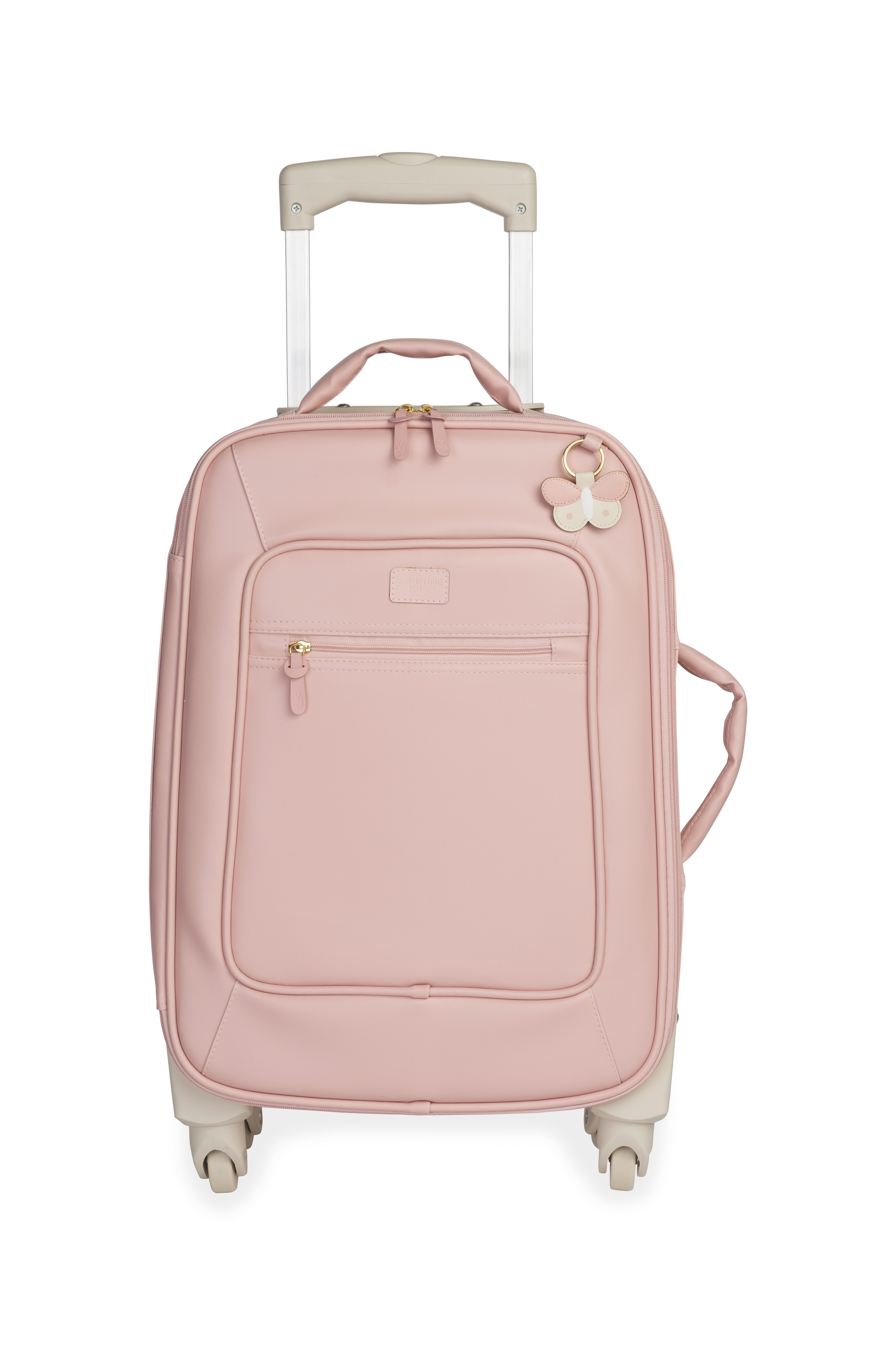 Mala de Rodinha Borboleta Rosa